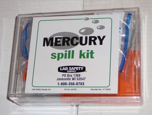 Mercury spill kit lab nib for sale