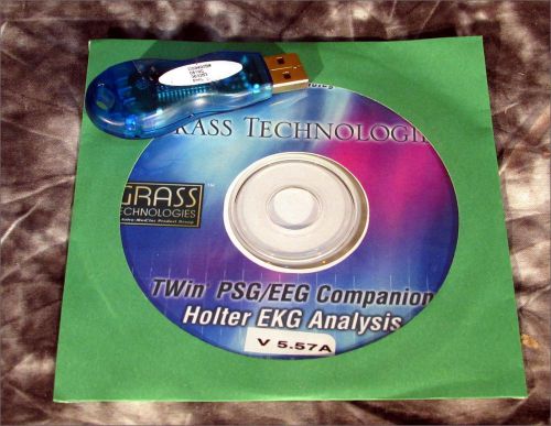 * GRASS COMET XL Polysomnograph Twin PSG/EEG SW &amp; DONGLE KEY