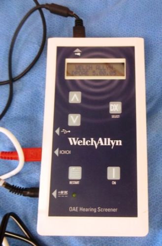 WELCH ALLYN 29400 OAE HEARING SCREENER, DPOAE 5.00.05