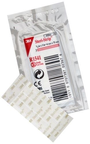 3M Steri-Strip Adhesive Skin Closures 1/4 x 3 R1541 1 Pack= 3