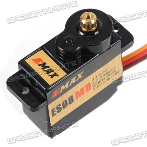 Emax es08md mini metal gear digital servo 12g/ 2.4kg 0.10 sec gi for sale