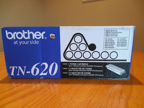 Genuine Brother TN-620 Black Toner Cartridge