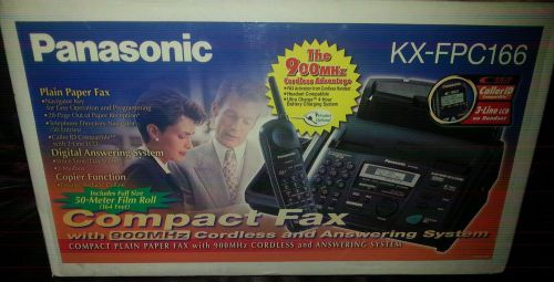 Panasonic KX-FPC166 Compact FAX With 79600k MHm Cordless New