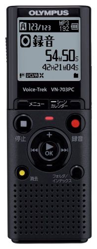 OLYMPUS IC recorder Voice-Trek VN-703PC black 4GB+micro SD card slot VN-703PC