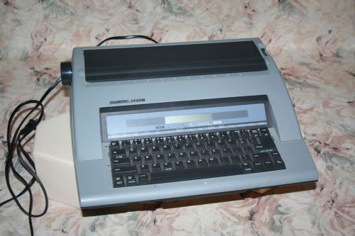 SWINTEC 2416 DM MODEL PORTABLE ELECTRIC TYPEWRITER w/LCD SCREEN