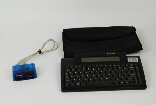 QuickPad Wireless Keyboard with IR Receiver - Black