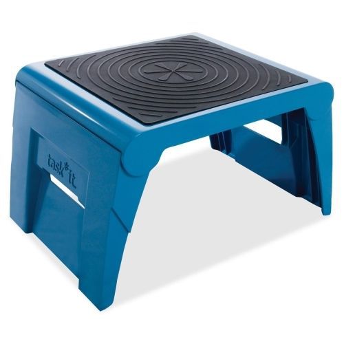 Cramer Folding Step Stool - 1 Step - 9.5&#034; x 14.5&#034; x 11.3&#034; - Blue