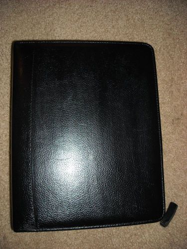 BLACK TOP GRAIN LEATHER FRANKLIN QUEST PLANNER/ORGANIZER!!!