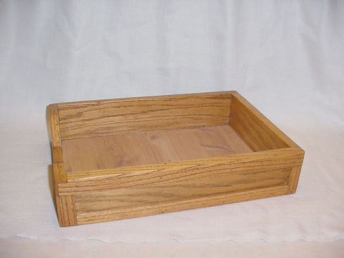 Solid Oak With Cedar Insert Handmade Legal Size Inbox