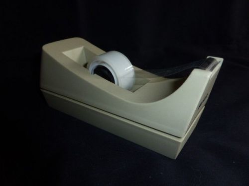 Weighted DESK TAPE DISPENSER - C-38 Scotch brand - Beige Colored