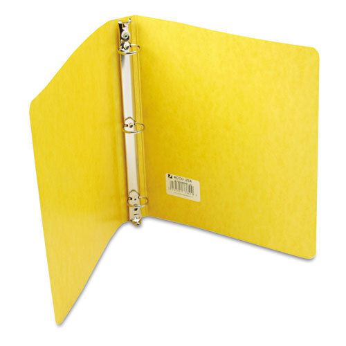 Recycled PRESSTEX Round Ring Binder, 1&#034; Capacity, Yellow