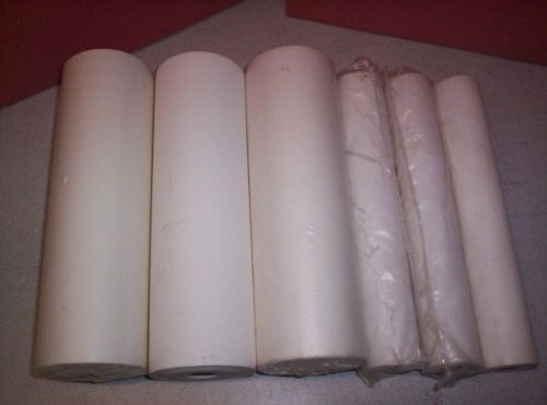 6 Printing Paper Roll 8.5&#034; Width, .5&#034; Dia 7E1165M &amp; 1.5&#034; Dia.