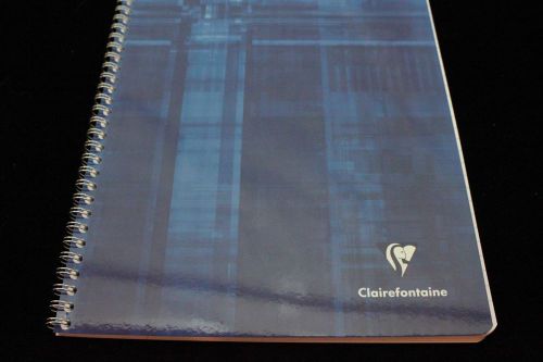 Clairefontaine wirebound notebook  8&#034; x 11&#034; lined blue for sale