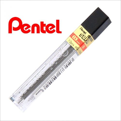Pentel Hi-Polymer Mechanical Pencil Leads Refill 0.5 mm Leads (12 pcs) - B