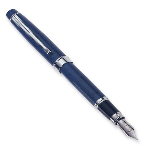 New Charles Hubert Blue Finish Fountain Pen Office Acc.