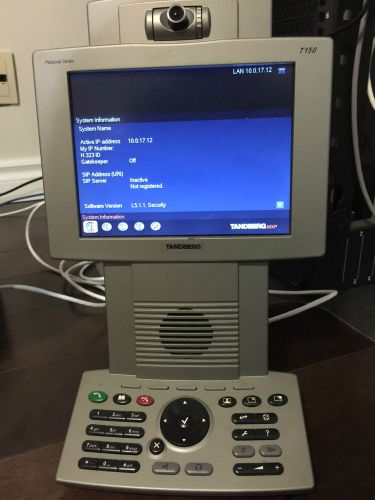 TANDBERG T150 MXP TTC7-10 VIDEO CONFERENCE SYSTEM L5.1.1 Security H.323 H.264