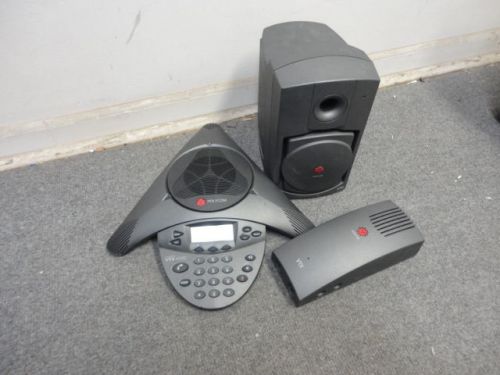 Polycom  VTX 1000 2201-07142-001 Conference Phone W/ Subwoofer, Universal Module