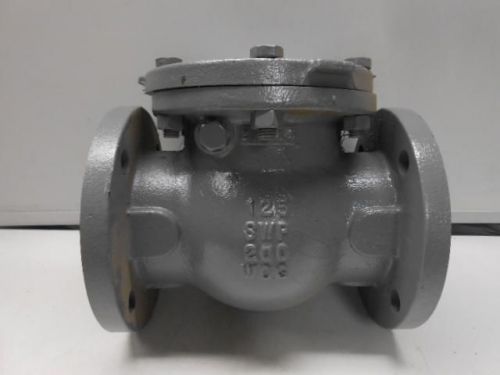 USED NIBCO F-918-B CAST IRON 2-PORT HORIZONTAL SWING CHECK VALVE 3&#034;  -18M6