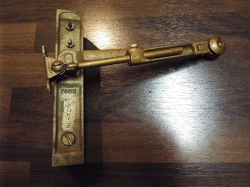 Vintage Brass Norton Hydraulic Door Closer