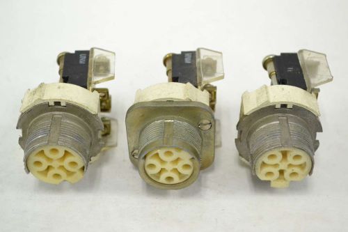 LOT 3 ALLEN BRADLEY ASSORTED SELECTOR SWITCH MODULE 800T-J2 800T-J2KE7 B358869