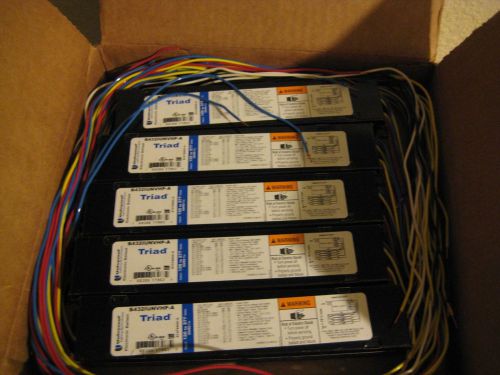 Ballast (10) new universal triad b432iunvhp-a010c (4) t8 lamp f32  120-277v for sale