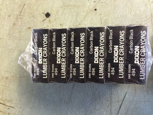 dixon lumber crayons black 6pack