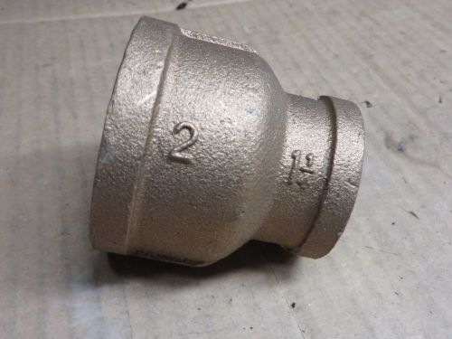 COUPLING reducer COUPLER 1&#034; X 2&#034;  BRASS PLUMBING NOS threaded FITTING