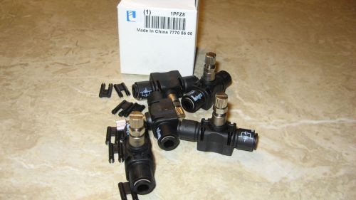 Lot of 5 LEGRIS 7770 56 00, FlowCntrl Regulator, Inline, 1/4&#034;T, Tube,