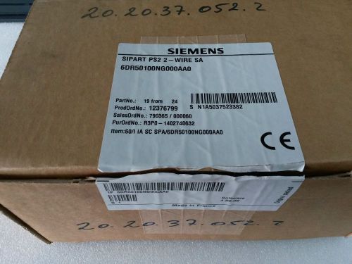 NEW SIEMENS 6DR50100NG000AA0  SIPART -PS2