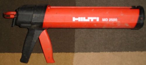 HILTI MD 2500 ANCHOR ADHESIVE DISPENSOR GUN USED