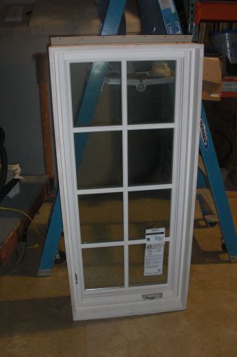 MARVIN Cashmere Aluminum Clad Casement Window Primed Interior Low-E 366 24 x 54