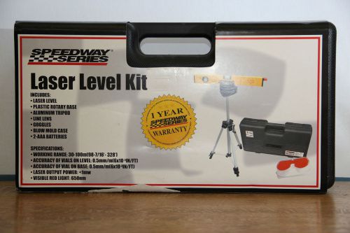 Laser level kit pro by speedway series:new and sealed in plastic carry case for sale