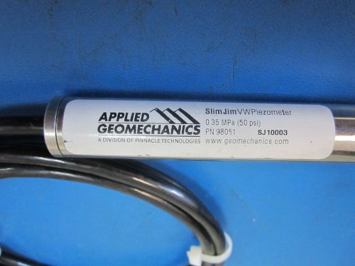 Applied Geomechanics Slim Jim VW Piezometer .35MPa 50 psi pn 98051 sn SJ10003