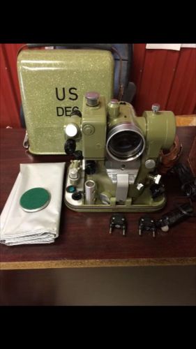 Theodolite Kern DKM3 Switzerland Survey Or With Case And Accessories (TT)