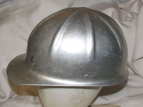 VINTAGE DAVIS ALUMINUM HARD HAT CONSTRUCTION MINING OIL NEWARK NJ USA