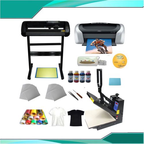 24&#039;cutting plotter flat heat press epson printer ciss ink pu vinylchristmas sale for sale