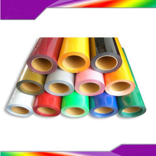 20&#034;x10ft pu vinyl heat transfer vinyl cutting plotter heat press from 33 colors for sale