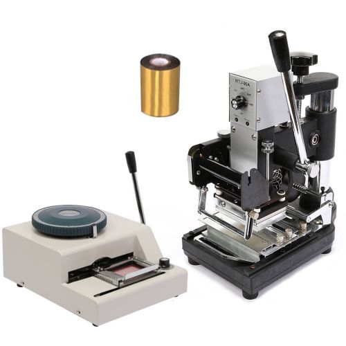 EMBOSSING MACHINE HOT FOIL 11 LINE EMBOSSING MANUAL CREDIT 70-CHARACTER POPULAR