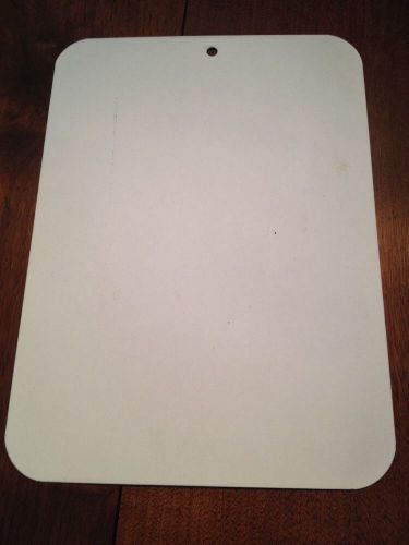 Blank White Aluminum Sign 11&#034;x8&#034;