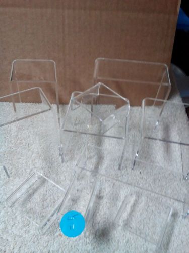 ACRYLIC DISPLAY RISER SET BLEMISHED ASSORTED SIZES 10 PCS LOT 11