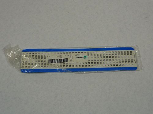 Panduit PCM-23 Legend 23 Marker Label 5 Sheets Per Bag ! NEW !