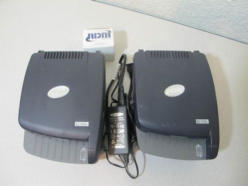 Lot of 2 RDM EC7011f Check Scanners