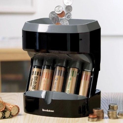 Motorized Coin Sorter Dime Nickel Counter Machine Coin Store Shop Bank XMAS GIFT