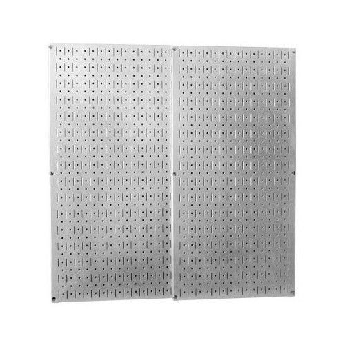 Wall Control Galvanized Steel Pegboard Pack Garage Storage Space Saver Clean