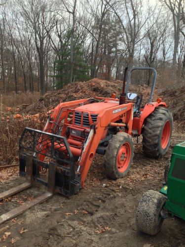 Kubota M5400 Utility Tractor With Loader,Brush cutter,Harrow