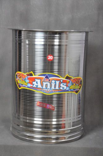 Stainless steel 30 liter milk can pot grain container water storage tank dairy for sale