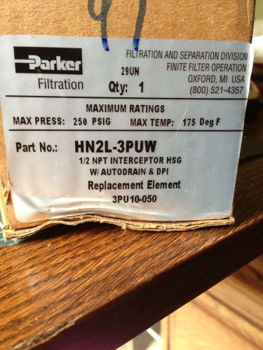 NIB Parker HN2L-3PUW, 1-2 NPT