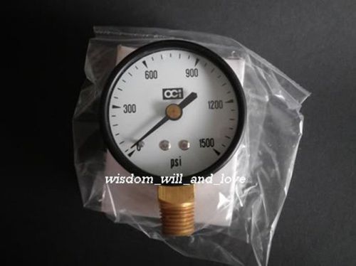 OCI 1500 PSI PRESSURE GAUGE 2&#034; DIAL 2024L 1500 NEW NIB