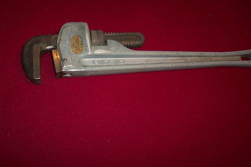 Rigid 18&#034; aluminum pipe wrench