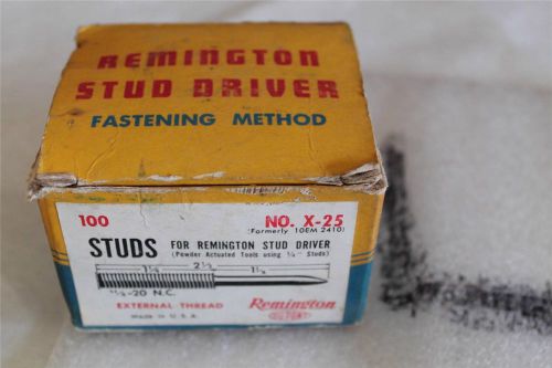 Vtg remington arms dupont fastener blank driver hammer gun powder fastening x-25 for sale